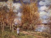 Small Meadows in Spring-By Alfred Sisley